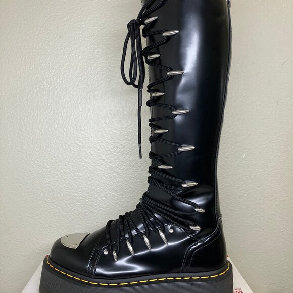 Dr. Martens 1b60 Max Lace LTT boots US 5.5 britain platform jadon aggy 1420 quad - Picture 11 of 15